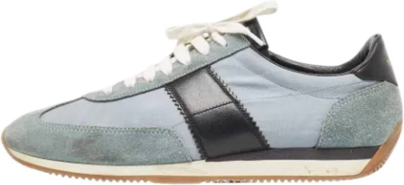 Tom Ford Pre-owned Fabric sneakers Blue Heren