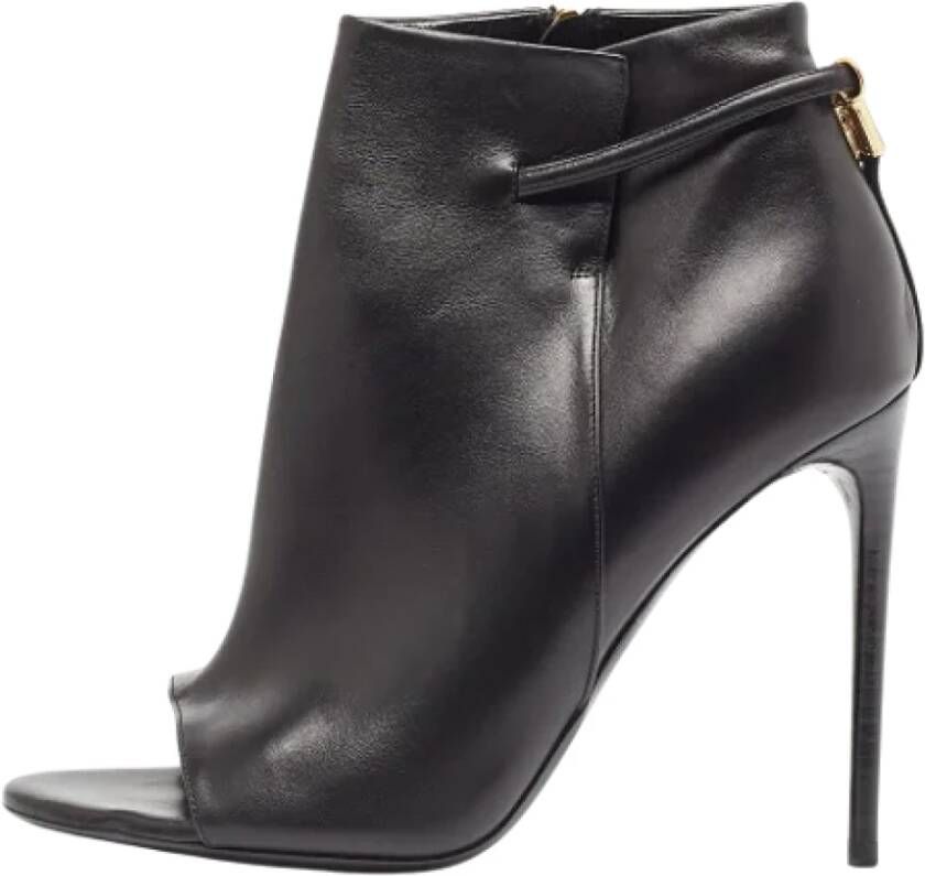 Tom Ford Pre-owned Leather boots Black Dames