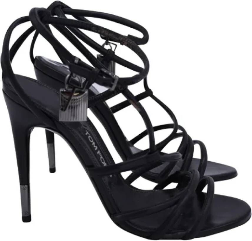 Tom Ford Pre-owned Leather heels Black Dames