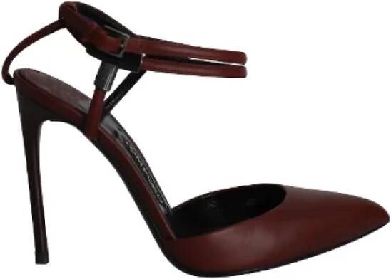 Tom Ford Pre-owned Leather heels Red Dames