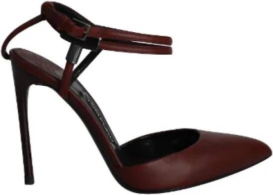 Tom Ford Pre-owned Leather heels Red Dames