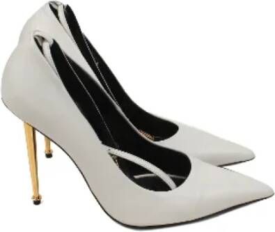 Tom Ford Pre-owned Leather heels White Dames