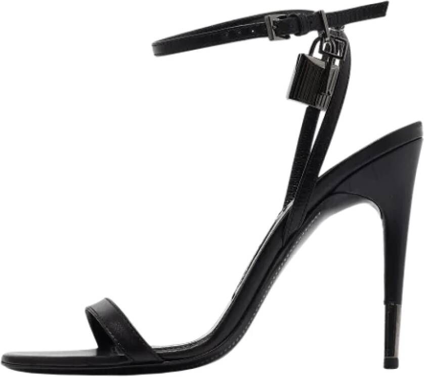 Tom Ford Pre-owned Leather sandals Black Dames