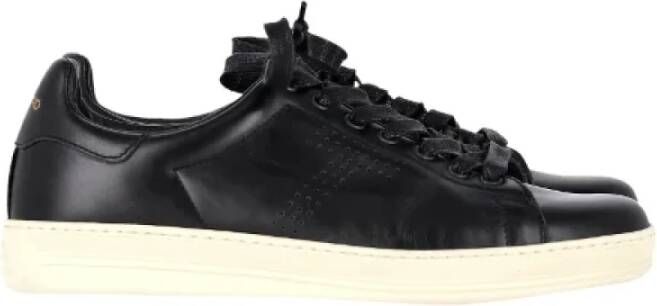 Tom Ford Pre-owned Leather sneakers Black Dames