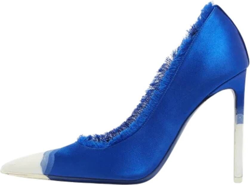 Tom Ford Pre-owned Satin heels Blue Dames