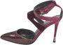 Tom Ford Pre-owned Satin heels Purple Dames - Thumbnail 1