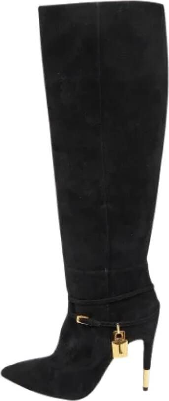 Tom Ford Pre-owned Suede boots Black Dames