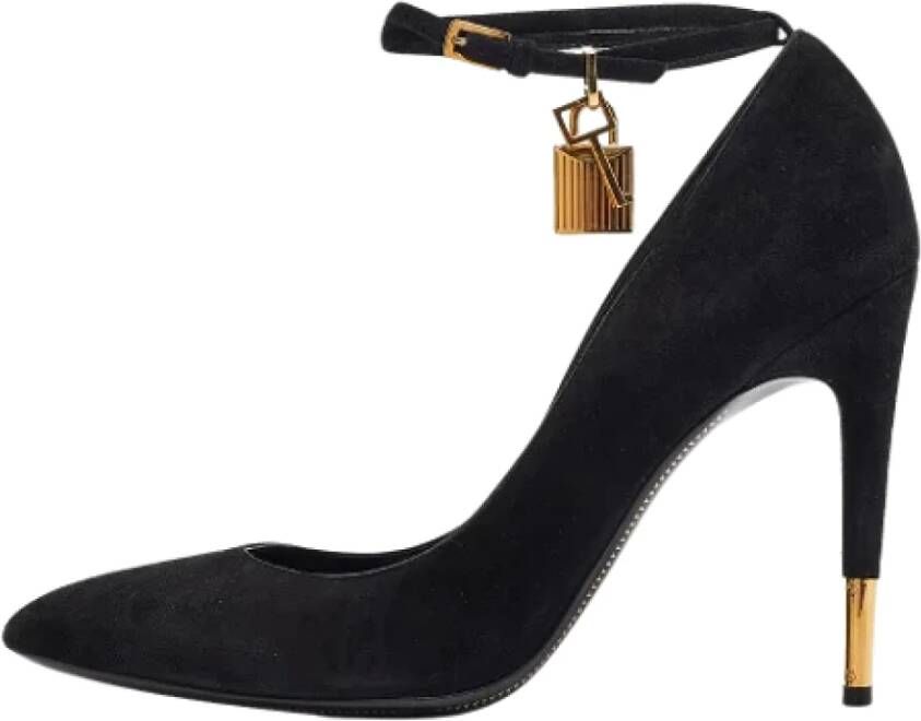 Tom Ford Pre-owned Suede heels Black Dames