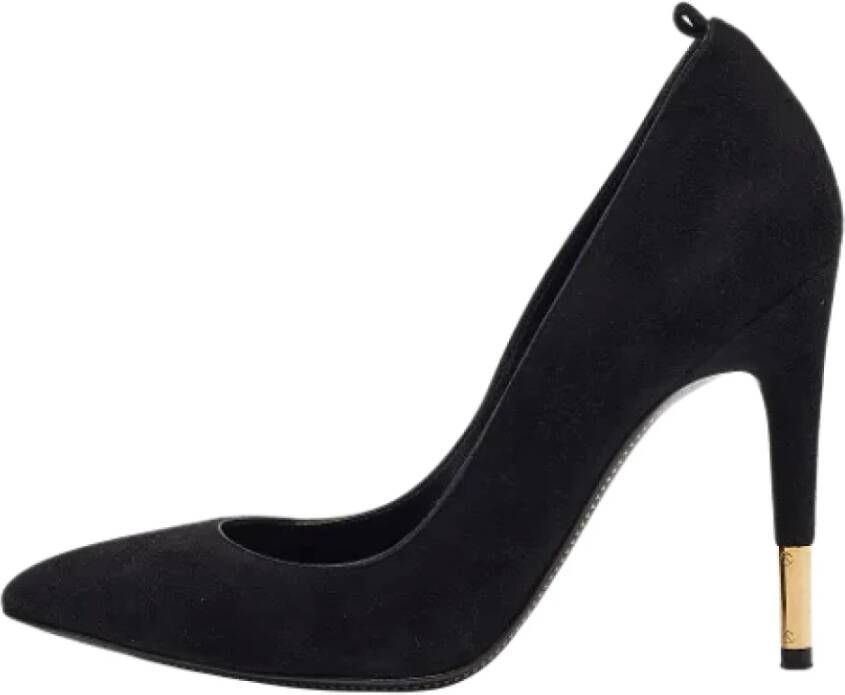 Tom Ford Pre-owned Suede heels Black Dames