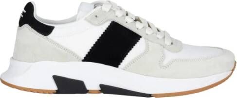 Tom Ford Kleurrijke Mesh & Suède Sneakers Multicolor Heren