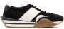 Tom Ford Suede Panel Sneakers Black Heren - Thumbnail 1