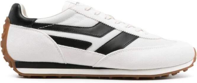 Tom Ford Witte Sneakers met Front Lace Sluiting White Heren