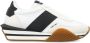 Tom Ford Witte Zwarte Sneakers James Aw24 White Heren - Thumbnail 1