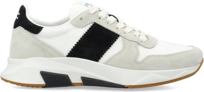 Tom Ford Zwart & Wit Marmer Sneakers Multicolor Heren