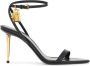 Tom Ford Zwarte Geitenleren Stiletto Sandalen Black Dames - Thumbnail 1