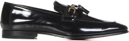 Tom Ford Zwarte Patent Loafer met Metalen Horsebit Black Heren