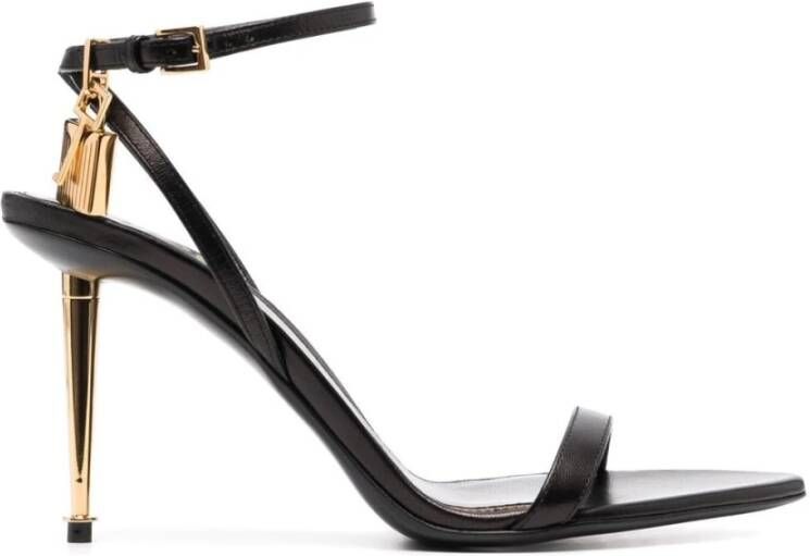 Tom Ford Zwarte Sandalen voor Vrouwen Black Dames