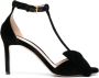 Tom Ford Elegante Zwarte Viscose Sandalen met Gouden Gesp Black Dames - Thumbnail 4