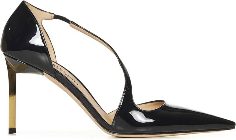 Tom Ford Zwarte Slip-On Stiletto Hakken Black Dames