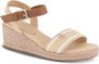 Tommy Hilfiger Beige Gesp Sandaal Beige Dames - Thumbnail 1