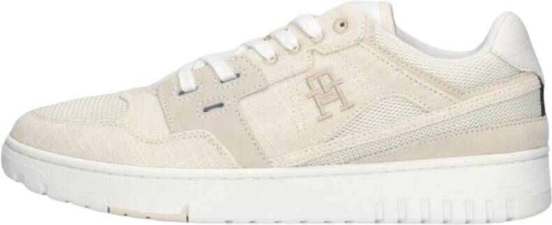 Tommy Hilfiger Beige Lage Street Sneakers Beige Heren