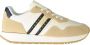 Tommy Hilfiger Sportieve Beige Vetersneakers met Contrastdetails en Logoprint Beige Heren - Thumbnail 1