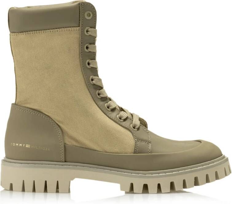 Tommy Hilfiger Hoge veterschoenen TH CASUAL LACE UP BOOT in chunky stijl