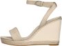 TOMMY HILFIGER Sandalen Dames Rope Webbing Wedge Maat: 41 Materiaal: Katoen Kleur: Beige - Thumbnail 2