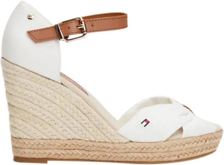 Tommy Hilfiger Beige Sandalen Elegant Ontwerp Comfortabel Beige Dames