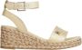 Tommy Hilfiger Beige Sleehak Sandalen met Zilveren Details Beige Dames - Thumbnail 28