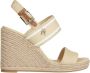 Tommy Hilfiger Sleehaksandaaltjes WEBBING HIGH WEDGE SANDAL - Thumbnail 1