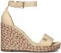 Tommy Hilfiger Beige Sleehak Sandalen met Zilveren Details Beige Dames - Thumbnail 17