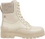 Tommy Hilfiger Beige Vetersluiting Enkellaarsje Beige Dames - Thumbnail 5