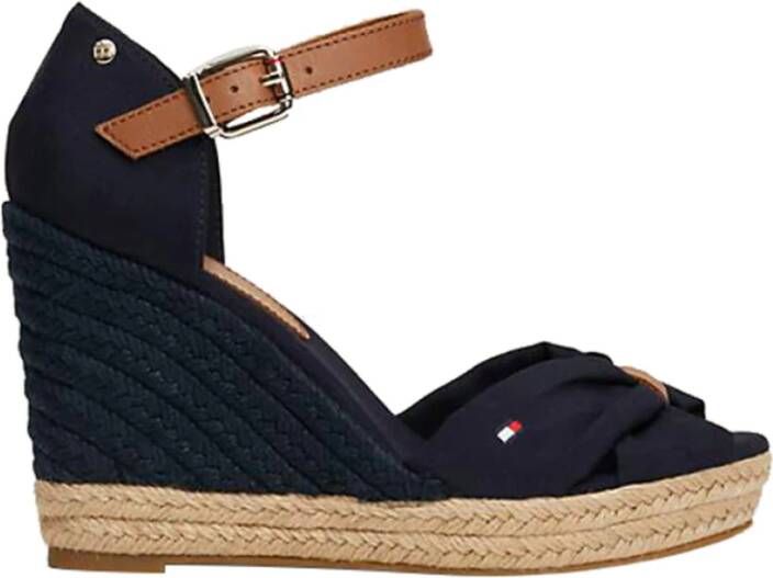 Tommy Hilfiger Blauwe Elegante Damessandalen Blue Dames