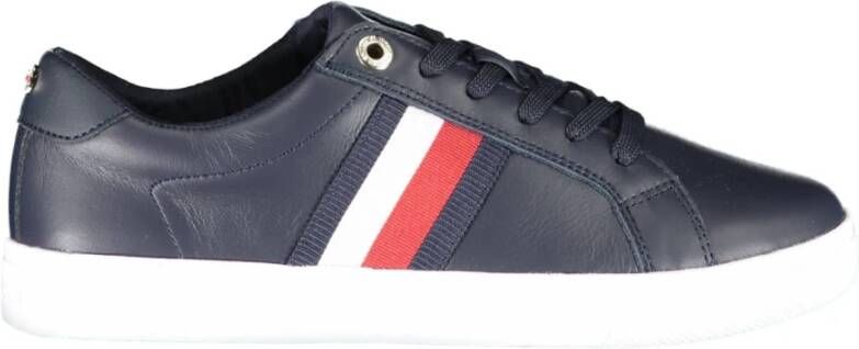 Tommy Hilfiger Blauwe Katoenen Sneaker Stijlvol en Comfortabel Blue Dames