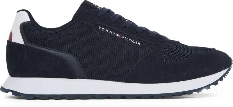 Tommy Hilfiger Sneakers NEW RUNNER EVA MIX FLAG vrijetijdsschoen lage schoen veterschoen met gepolsterde schacht