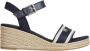 Tommy Hilfiger Sleehaksandaaltjes WEBBING WEDGE SANDAL zomerschoen sandaal keilhak met verstelbare gesp - Thumbnail 19