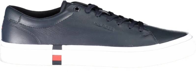 Tommy Hilfiger Blauwe Polyester Sneaker Blue Heren