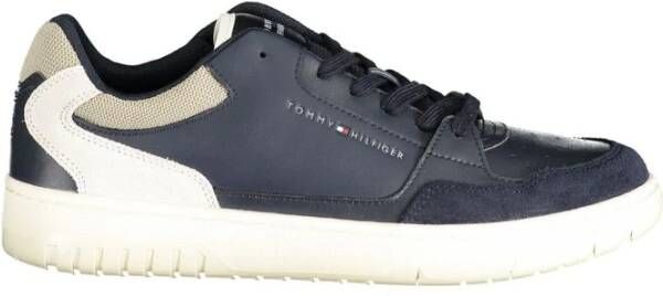 Tommy Hilfiger Blauwe Polyester Sneaker Blue Heren