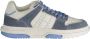 Tommy Hilfiger Blauwe Polyester Sneakers met Veters Contrastdetails Logo Blue - Thumbnail 9