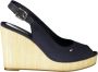 Tommy Hilfiger Sleehaksandaaltjes WEBBING WEDGE SANDAL zomerschoen sandaal keilhak met verstelbare gesp - Thumbnail 7