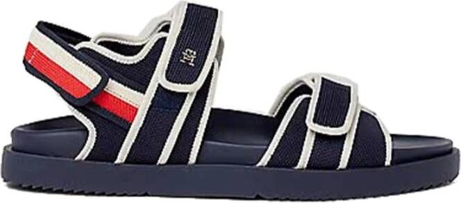 Tommy Hilfiger Blauwe Sportieve Sandalen Blue Dames