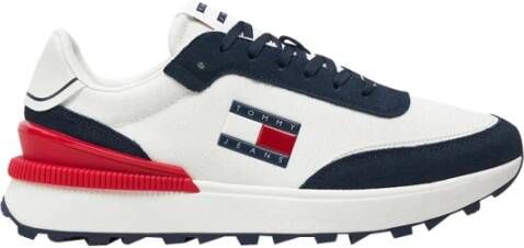 Tommy Hilfiger Blauwe Sportieve Sneakers Multicolor Heren