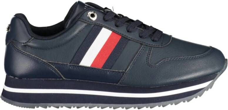 Tommy Hilfiger Blue Sneakers Blauw Dames