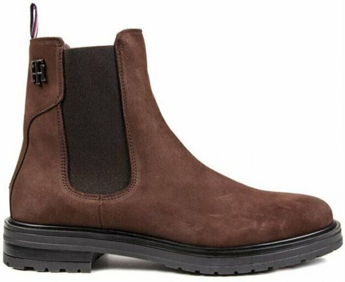 tommy hilfiger stud flat boot