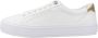 TOMMY HILFIGER Lage Sneakers Dames Essential Vulc Maat: 36 Materiaal: Canvas Kleur: Wit - Thumbnail 2