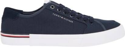 Tommy Hilfiger Casual Sneakers Collectie in Katoenmix Blue Heren