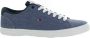 Tommy Hilfiger Chambray Vulc Lightweight Stripes Schoenen Blue Dames - Thumbnail 1