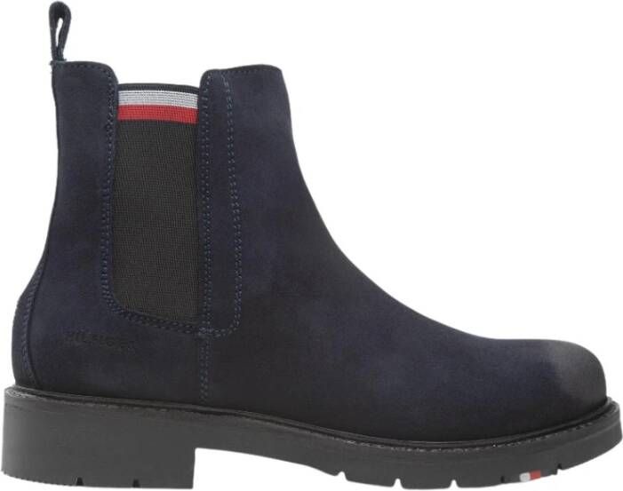 Tommy Hilfiger Chelsea-laarzen Blauw Heren