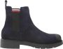 Tommy Hilfiger Chique Blauwe Enkellaarsjes met Logo-Accent Blue Heren - Thumbnail 31